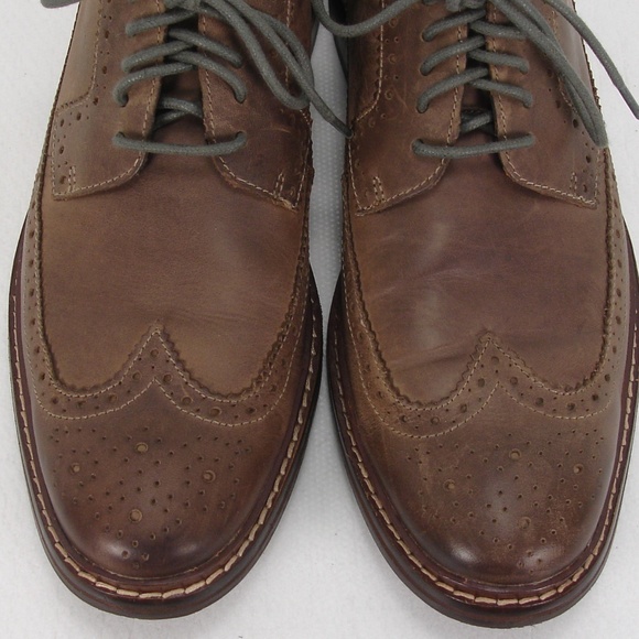 COLE HAAN BROWN LEATHER WINGTIP BROGUE OXFORD 9.5 main image 8